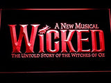 Wicked The Musical Bar LED Sign - Red - TheLedHeroes