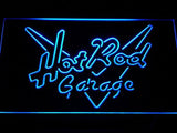 Hot Rod Garage LED Sign - Blue - TheLedHeroes