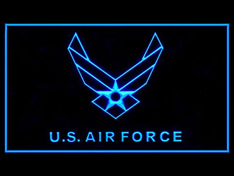 US Air Force Military LED Sign - Blue - TheLedHeroes