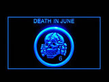 Death in June LED Sign - Blue - TheLedHeroes