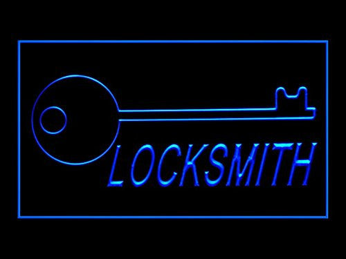 Locksmith Keys Repair LED Sign - Blue - TheLedHeroes