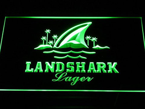 Landshark Larger LED Sign - White - TheLedHeroes