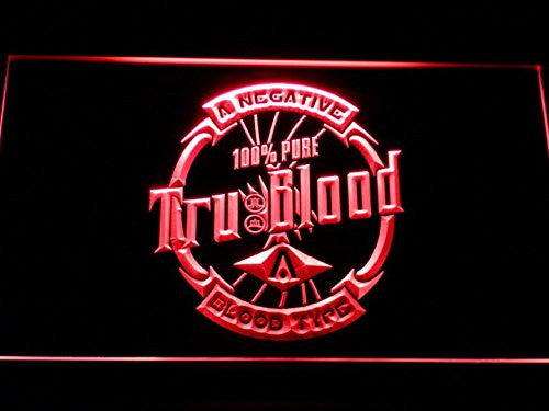 FREE Tru Blood Badge LED Sign - Red - TheLedHeroes