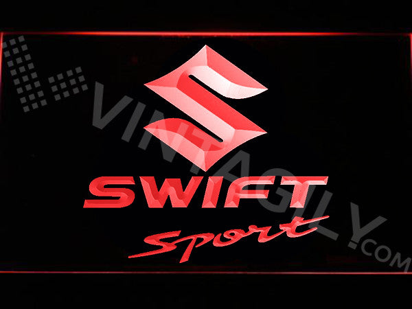 FREE Suzuki Swift Sport LED Sign - Red - TheLedHeroes