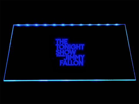 FREE The Tonight Show Starring Jimmy Fallon LED Sign - Blue - TheLedHeroes
