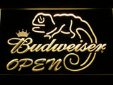 FREE Budweiser Chameleon Open LED Sign - Yellow - TheLedHeroes