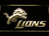 Detroit Lions (3) LED Sign - Yellow - TheLedHeroes