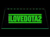 I Love Dota 2 LED Sign - Green - TheLedHeroes