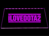 I Love Dota 2 LED Sign - Purple - TheLedHeroes