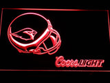 Arizona Cardinals Coors Light LED Neon Sign USB - Red - TheLedHeroes