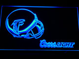 Atlanta Falcons Coors Light LED Sign - Blue - TheLedHeroes