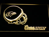FREE Baltimore Ravens Coors Light LED Sign - Yellow - TheLedHeroes