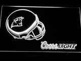 Carolina Panthers Coors Light LED Neon Sign Electrical - White - TheLedHeroes