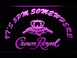 FREE Crown Royal It's 5pm Somewhere LED Sign - Purple - TheLedHeroes