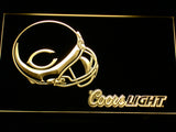 Chicago Bears Coors Light LED Sign - Yellow - TheLedHeroes