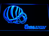 Cincinnati Bengals Coors Light LED Sign - Blue - TheLedHeroes