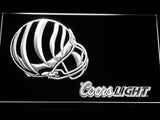 Cincinnati Bengals Coors Light LED Neon Sign Electrical - White - TheLedHeroes