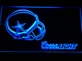 FREE Dallas Cowboys Coors Light LED Sign - Blue - TheLedHeroes