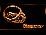 Denver Broncos Coors Light LED Sign - Orange - TheLedHeroes