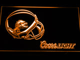 Detroit Lions Coors Light LED Sign - Orange - TheLedHeroes