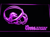 Detroit Lions Coors Light LED Sign - Purple - TheLedHeroes