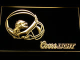 Detroit Lions Coors Light LED Sign - Yellow - TheLedHeroes