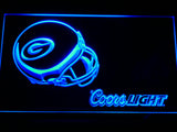 Green Bay Packers Coors Light LED Sign - Blue - TheLedHeroes