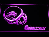 FREE Jacksonville Jaguars Coors Light LED Sign - Purple - TheLedHeroes