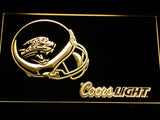 FREE Jacksonville Jaguars Coors Light LED Sign - Yellow - TheLedHeroes