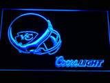 FREE Kansas City Chiefs Coors Light LED Sign - Blue - TheLedHeroes