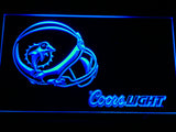 FREE Miami Dolphins Coors Light LED Sign - Blue - TheLedHeroes