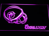 FREE Miami Dolphins Coors Light LED Sign - Purple - TheLedHeroes