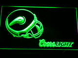 Minnesota Vikings Coors Light LED Sign - Green - TheLedHeroes
