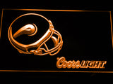 Minnesota Vikings Coors Light LED Sign - Orange - TheLedHeroes