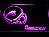 FREE Minnesota Vikings Coors Light LED Sign - Purple - TheLedHeroes