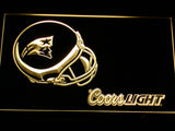 FREE New England Patriots Coors Light LED Sign - Yellow - TheLedHeroes