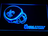 FREE New Orleans Saints Coors Light LED Sign - Blue - TheLedHeroes