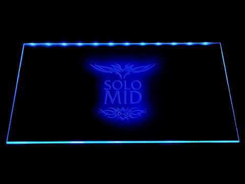 League Of Legends Solo Mid LED Sign - Multicolor - TheLedHeroes