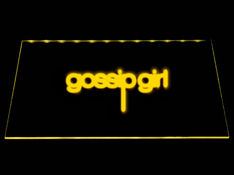 FREE Gossip Girl LED Sign - Yellow - TheLedHeroes