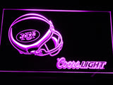 New York Jets Coors Light LED Sign - Purple - TheLedHeroes