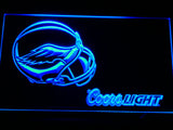 FREE Philadelphia Eagles Coors Light LED Sign - Blue - TheLedHeroes