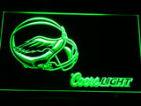 FREE Philadelphia Eagles Coors Light LED Sign - Green - TheLedHeroes
