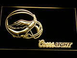 FREE Philadelphia Eagles Coors Light LED Sign - Yellow - TheLedHeroes
