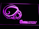 Saint Louis Rams Coors Light LED Sign - Purple - TheLedHeroes