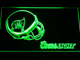 FREE Tampa Bay Buccaneers Coors Light LED Sign - Green - TheLedHeroes