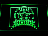 FREE Dallas Cowboys (5) LED Sign - Green - TheLedHeroes