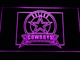 FREE Dallas Cowboys (5) LED Sign - Purple - TheLedHeroes