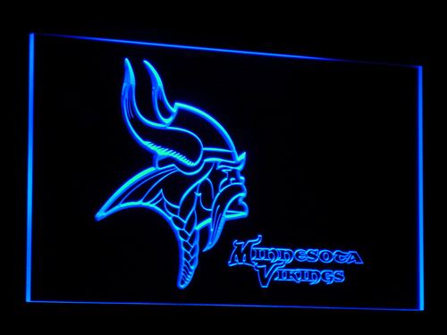 Minnesota Vikings LED Sign - Blue - TheLedHeroes