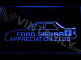 FREE Ford Sierra Appreciation Club LED Sign - Blue - TheLedHeroes