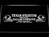 Dallas Cowboys Texas Stadium WC  LED Neon Sign USB - White - TheLedHeroes